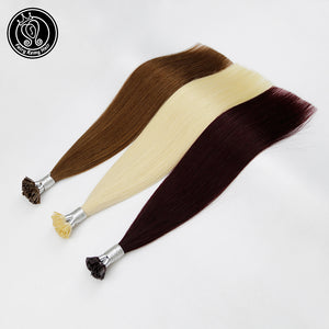 Keratin Flat Tip Remy Human Hair Extensions Pure Colour (18/20”) (50cm)