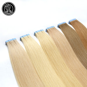 Tape In Remy Human Hair Extensions Piano Colour (22/24”) (60cm)