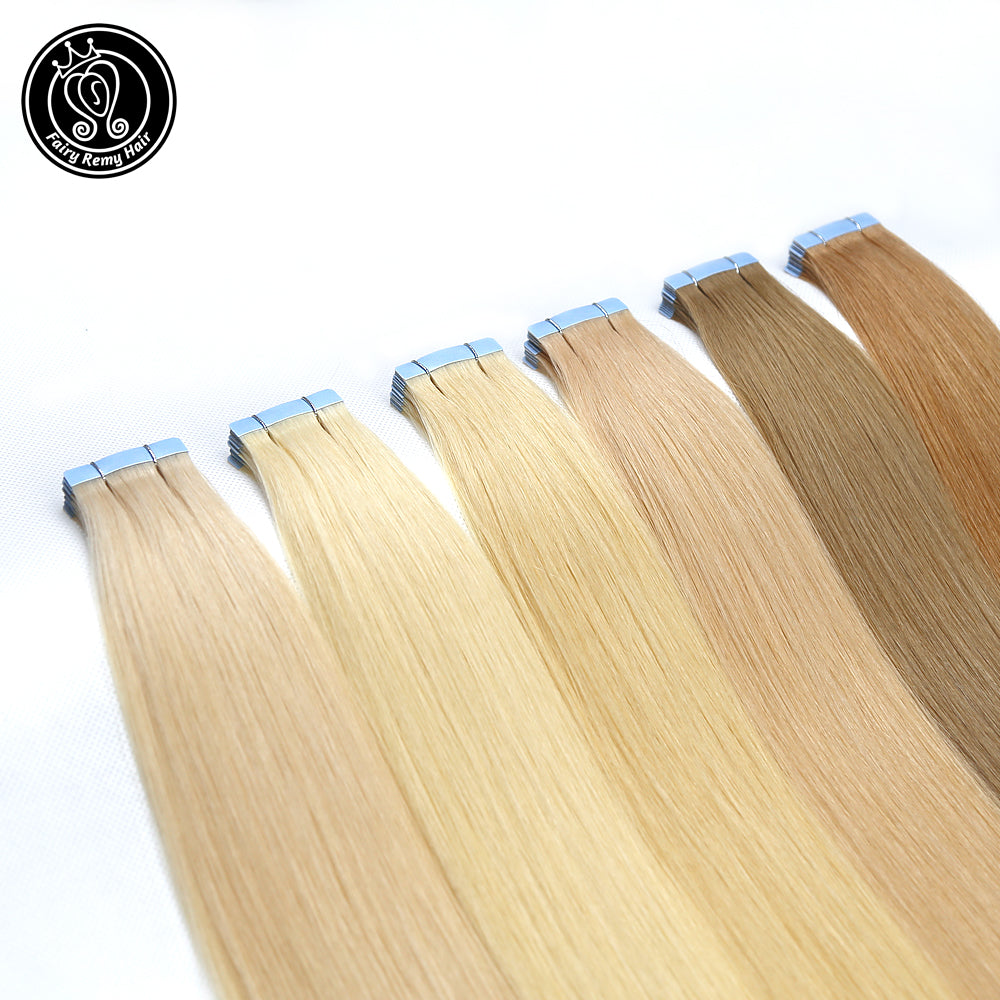 Tape In Remy Human Hair Extensions Piano Colour (18/20”) (50cm)