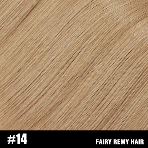 Nano Ring Remy Human Hair Extensions Pure Colour (20/22”) (55cm)