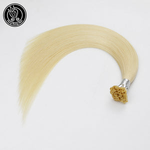 Keratin Flat Tip Remy Human Hair Extensions Pure Colour (16/18”) (45cm)