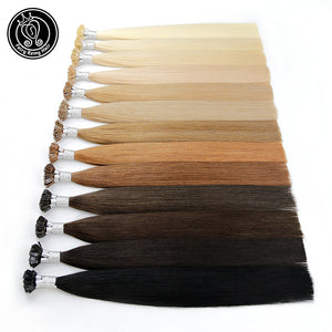 Keratin Flat Tip Remy Human Hair Extensions Pure Colour (20/22”) (55cm)