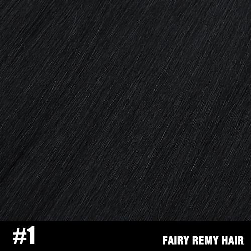 Nano Ring Remy Human Hair Extensions Pure Colour (20/22”) (55cm)