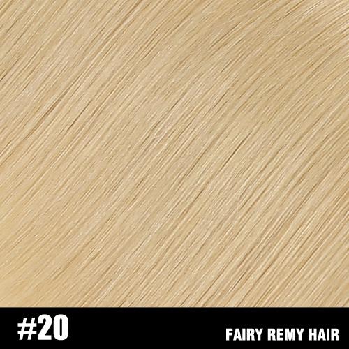 Nano Ring Remy Human Hair Extensions Pure Colour (20/22”) (55cm)