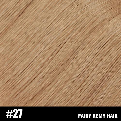 Nano Ring Remy Human Hair Extensions Pure Colour (20/22”) (55cm)