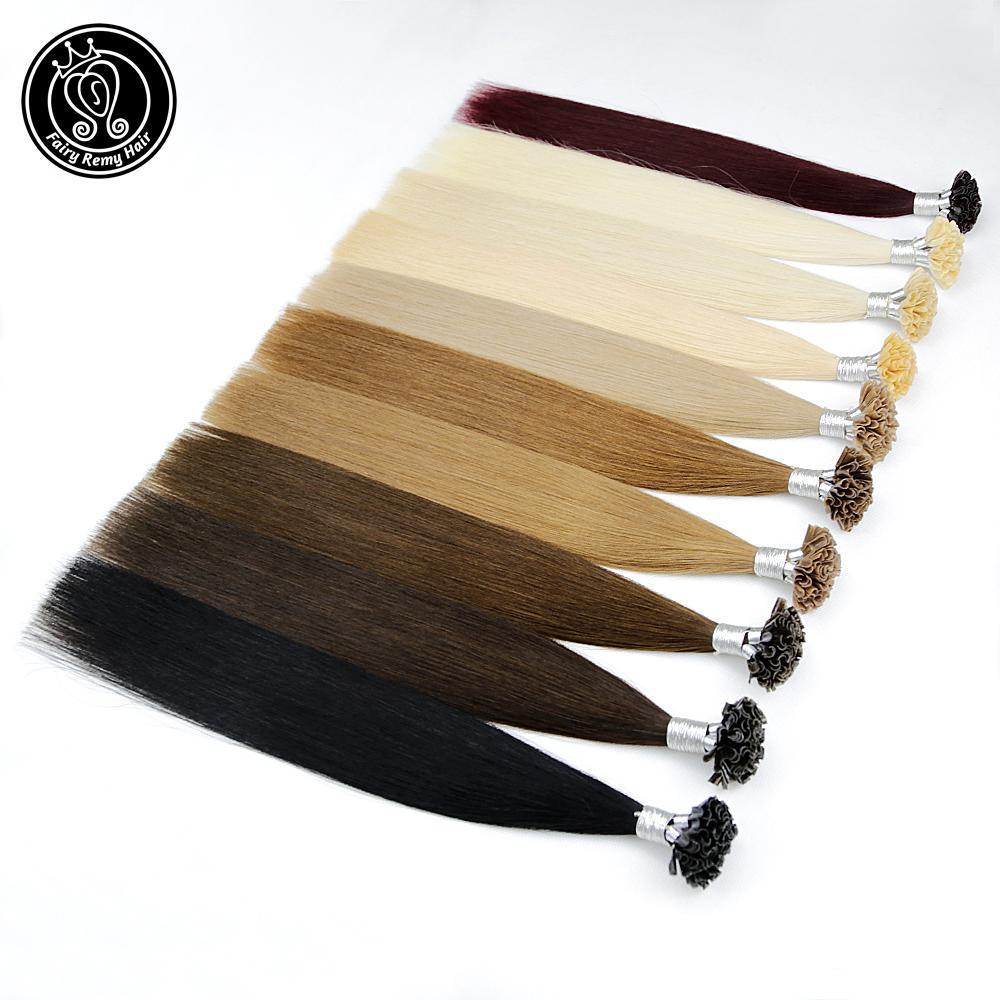 Keratin U Tip Remy Human Hair Extensions Mixed Colour (18/20”) (50cm)