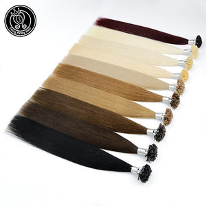 Keratin U Tip Remy Human Hair Extensions Mixed Colour (18/20”) (50cm)