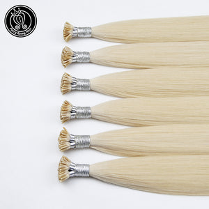 Keratin I Tip Remy Human Hair Extensions Pure Colour (16/18”) (45cm)