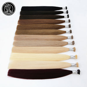 Keratin I Tip Remy Human Hair Extensions Pure Colour (16/18”) (45cm)