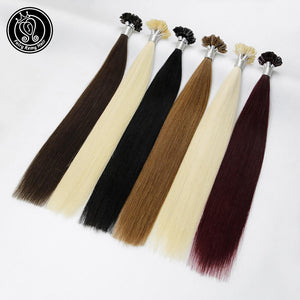 Keratin U Tip Remy Human Hair Extensions Piano Colour (20/22”) (55cm)