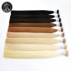 Nano Ring Remy Human Hair Extensions Mixed Colour (16/18”) (45cm)