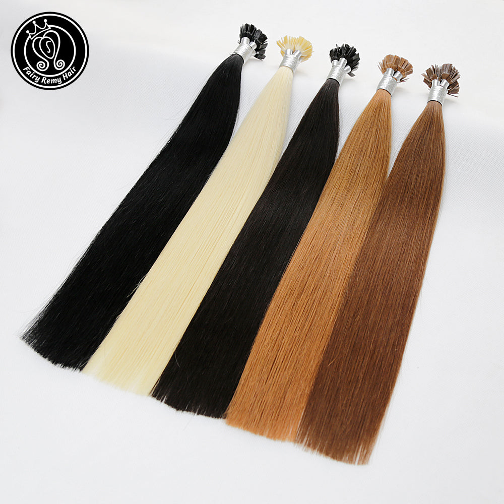 Keratin Flat Tip Remy Human Hair Extensions Pure Colour (20/22”) (55cm)