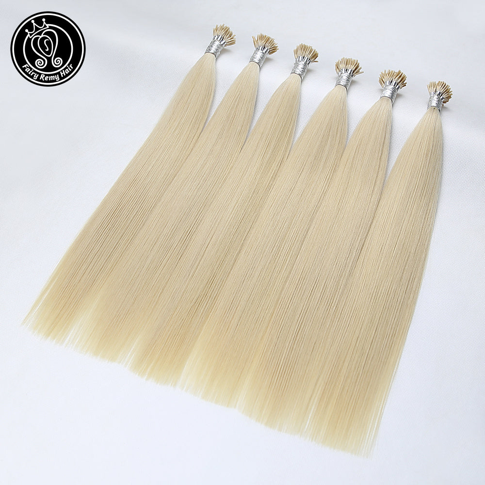 Keratin I Tip Remy Human Hair Extensions Pure Colour (16/18”) (45cm)