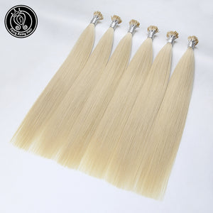 Keratin I Tip Remy Human Hair Extensions Pure Colour (16/18”) (45cm)