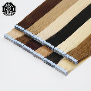 Tape In Remy Human Hair Extensions Pure Colour (22/24”) (60cm)