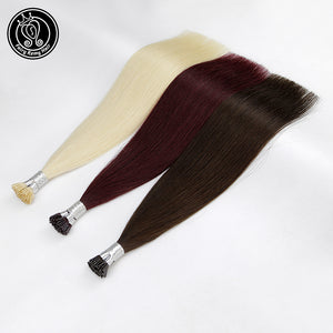 Keratin I Tip Remy Human Hair Extensions Mixed Colour (16/18”) (45cm)