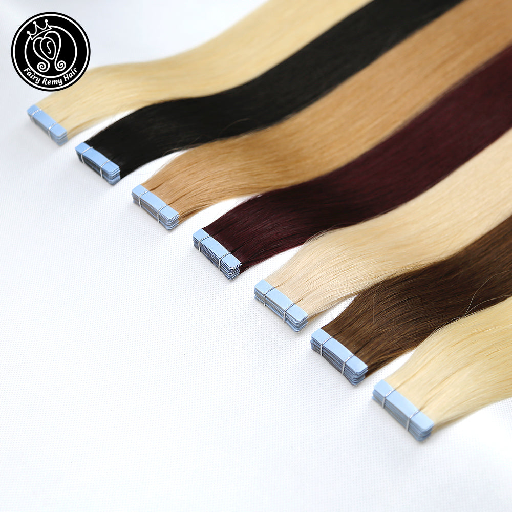 Tape In Remy Human Hair Extensions Mixed Colour (20/22”) (55cm)