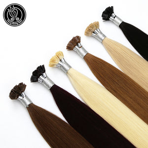 Keratin Flat Tip Remy Human Hair Extensions Piano Colour (22/24”) (60cm)